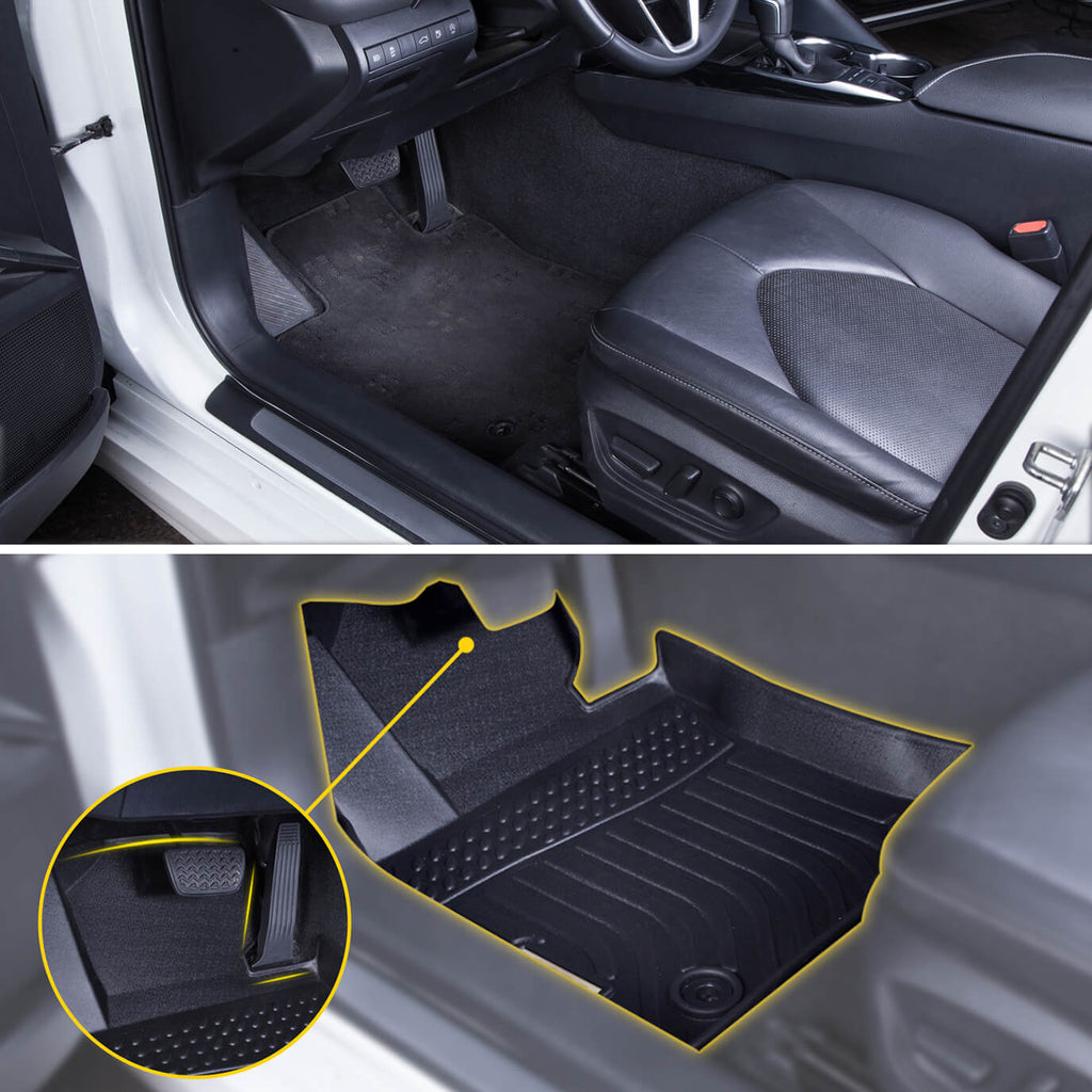 Cadillac SRX 2010-2016 Black Floor Mats TPE