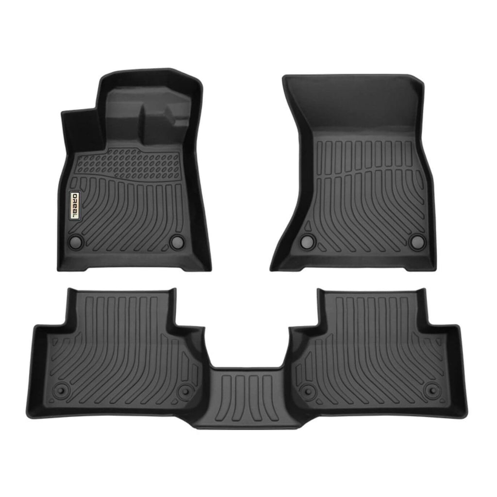 Audi Q5 / SQ5 / Q5 PHEV / SQ5 Sportback 2018-2025 Black Floor Mats TPE