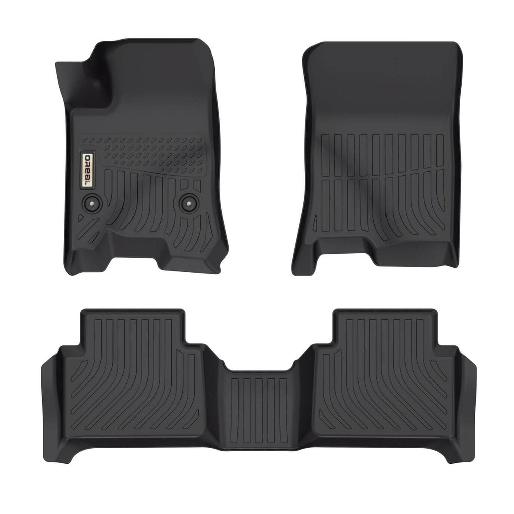 Chevrolet Colorado Crew Cab 2023-2024 Black Floor Mats TPE