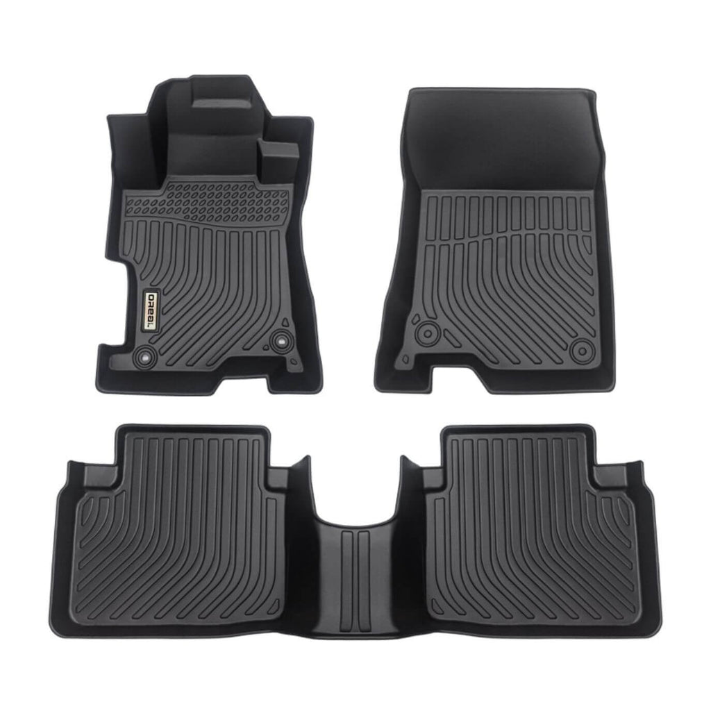 Honda Accord 2008-2012 (Sedan Only) Black Floor Mats TPE