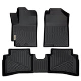 Hyundai Accent 2018-2023 Black Floor Mats TPE