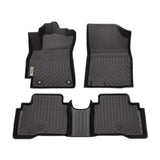 Hyundai Elantra Hybrid (not fit gasoline) 2021-2024 Black Floor Mats TPE