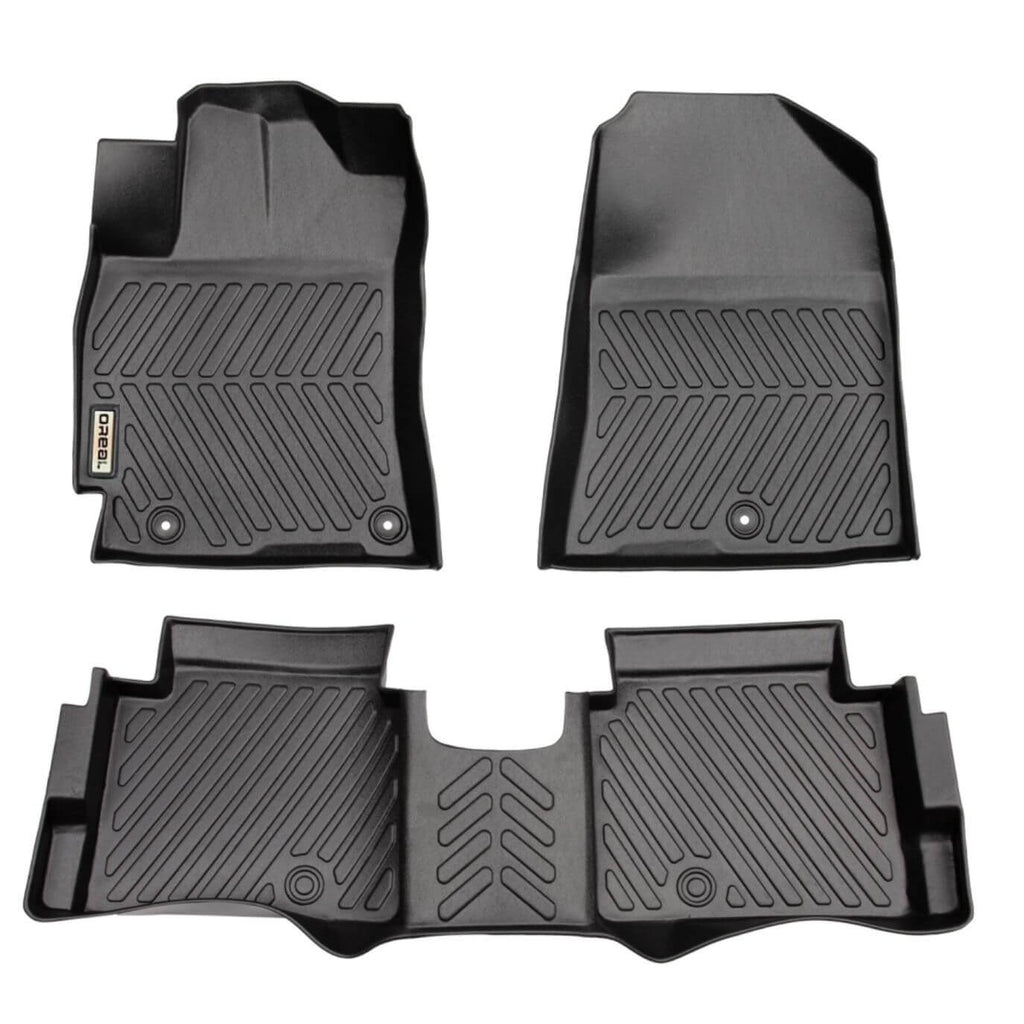 Hyundai Elantra Sedan(For sedan only) 2017-2020 Black Floor Mats TPE