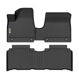 Hyundai Ioniq 5 2022- (With Unmovable Console) Black Floor Mats TPE