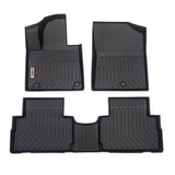 Hyundai Santa FE (Gasoline Model) 2021-2023 Black Floor Mats TPE