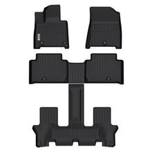 Load image into Gallery viewer, Hyundai Santa FE (2nd Row Bench) 2024-2025 Black Floor Mats TPE