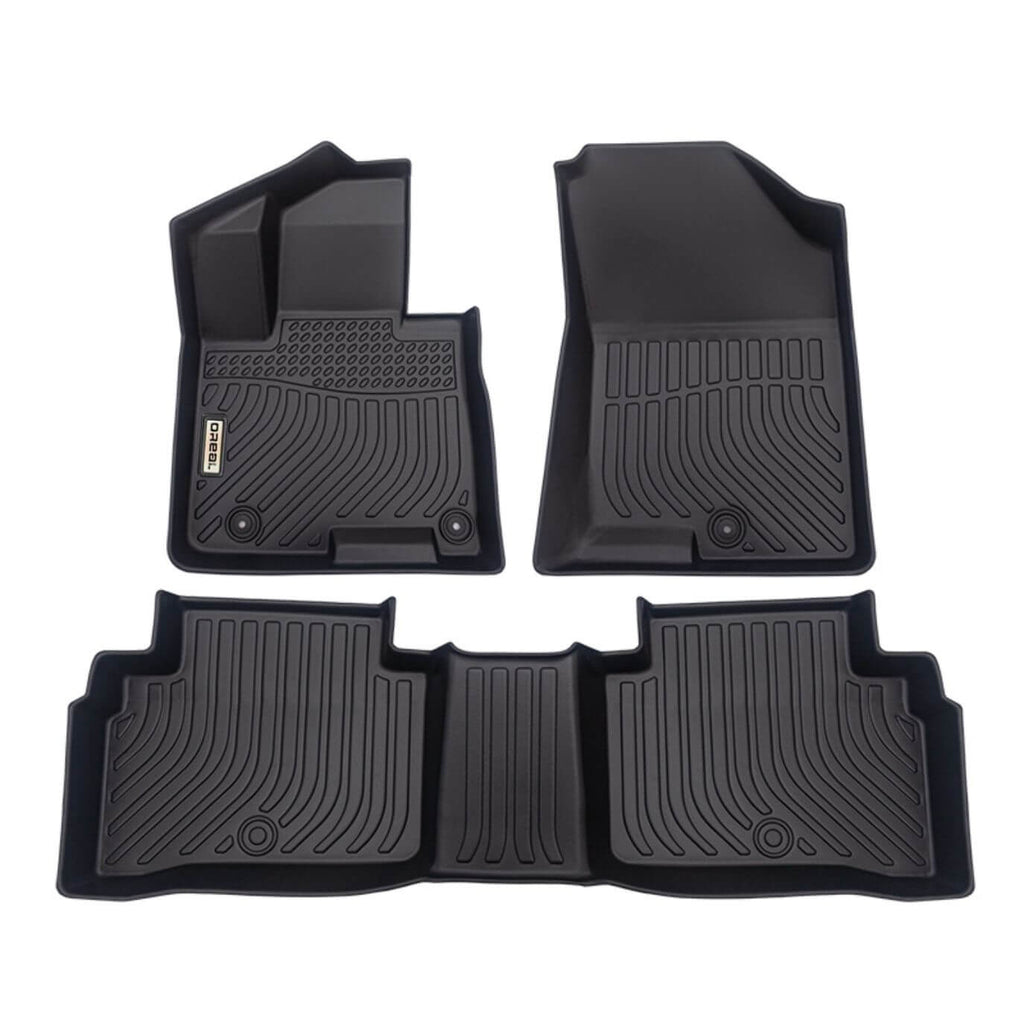 Hyundai Tucson 2022-2024 Black Floor Mats TPE