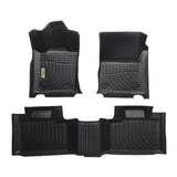 Jeep Grand Cherokee 2011-2021, 2022WK/ Dodge Durango 2016-2024 Black Floor Mats TPE