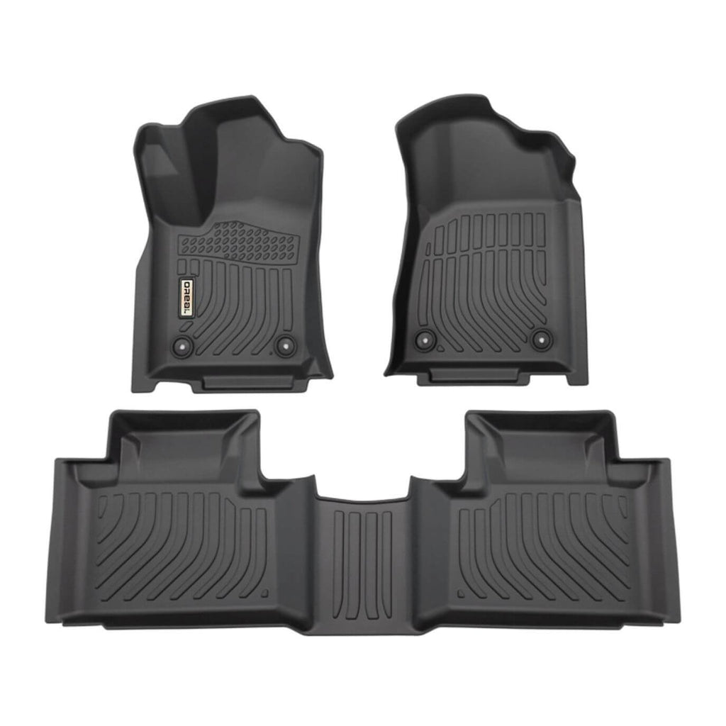 Jeep Grand Cherokee 2022-2025 Black Floor Mats TPE (Not for 2022 WK)