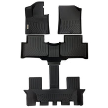 Load image into Gallery viewer, Kia Sorento Gaosline 6/7 seats 2021-2024 Black Floor Mats TPE