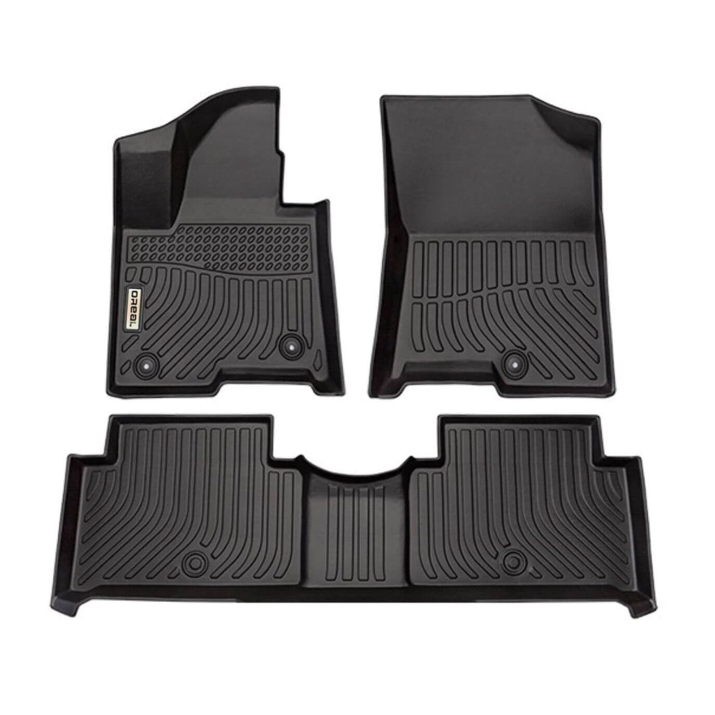 Kia Sorento Hybrid 6/7 Seats 2021-2024 Black Floor Mats TPE