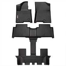 Load image into Gallery viewer, Kia Sorento Hybrid 6/7 Seats 2021-2024 Black Floor Mats TPE