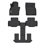 Mazda CX-90 2024- (2nd Row Bucket) Black Floor Mats TPE