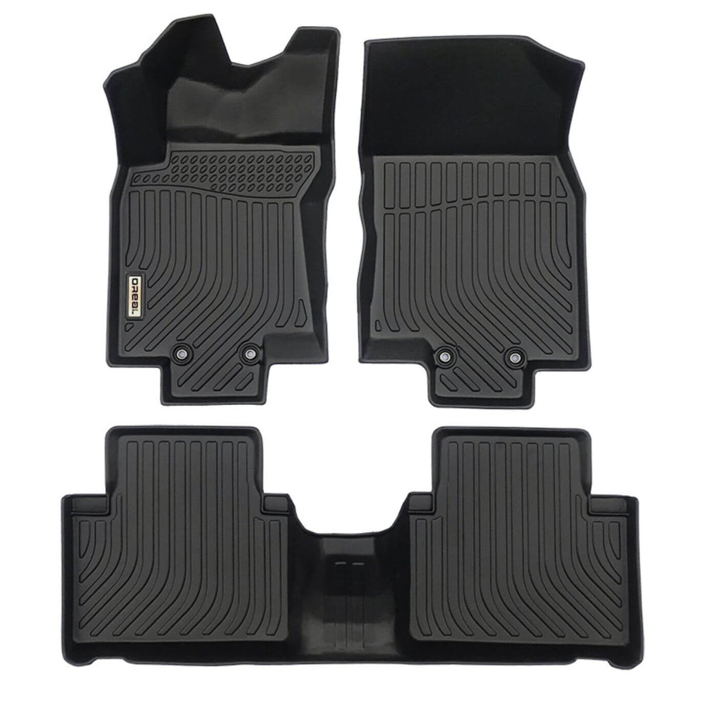 Nissan Rogue 2014-2020 (Not fit Rogue select) Black Floor Mats TPE