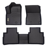 Nissan Rogue 2021-2025 Black Floor Mats TPE