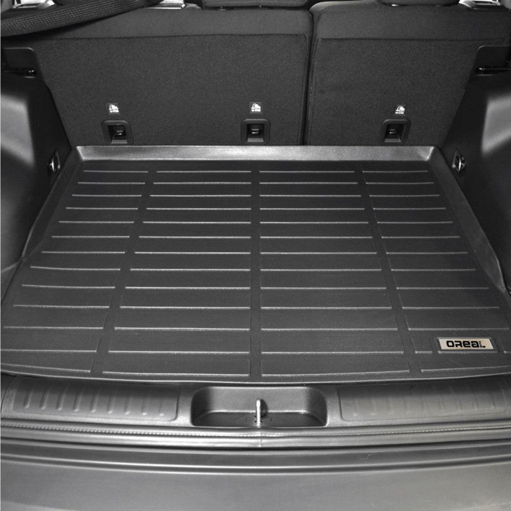 Volkswagen Tiguan 2018-2024 Black TPE Trunk Mat