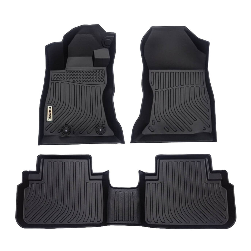 Subaru Forester 2019-2024 Black Floor Mats TPE