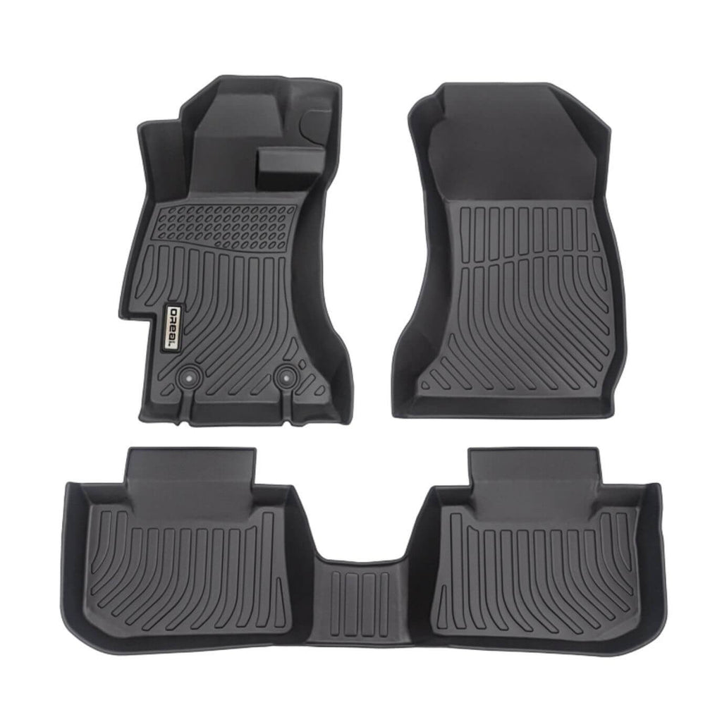 Subaru WRX/WRX STI 2015-2021 Black Floor Mats TPE