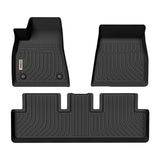 Tesla Model 3 2017-2023 Black Floor Mats TPE