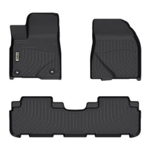 Load image into Gallery viewer, Toyota Highlander 2014-2019 (1st &amp; 2nd Rows Bench Seats) Black Floor Mats TPE