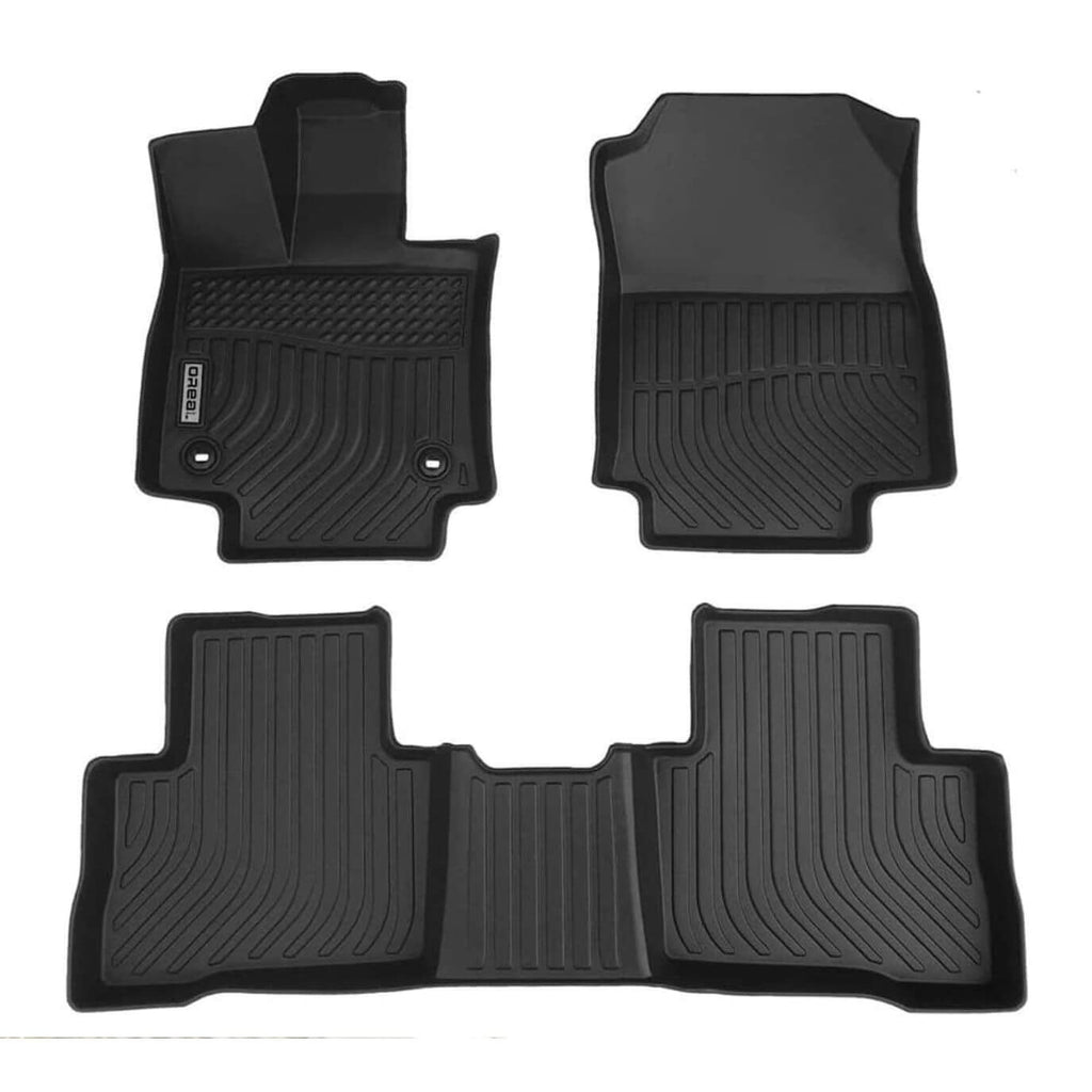 Toyota RAV4 Hybrid 2019-2024 Black Floor Mats TPE