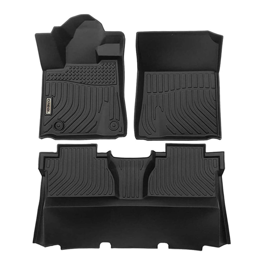 Toyota Tundra CrewMax 2014-2021 Black Floor Mats TPE