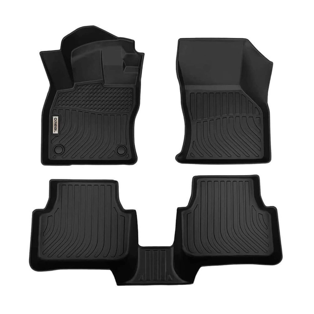 Volkswagen VW Jetta 2019-2025 Black Floor Mats TPE