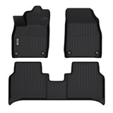 Volkswagen vw ID4 2021-2024 Black Floor Mats TPE