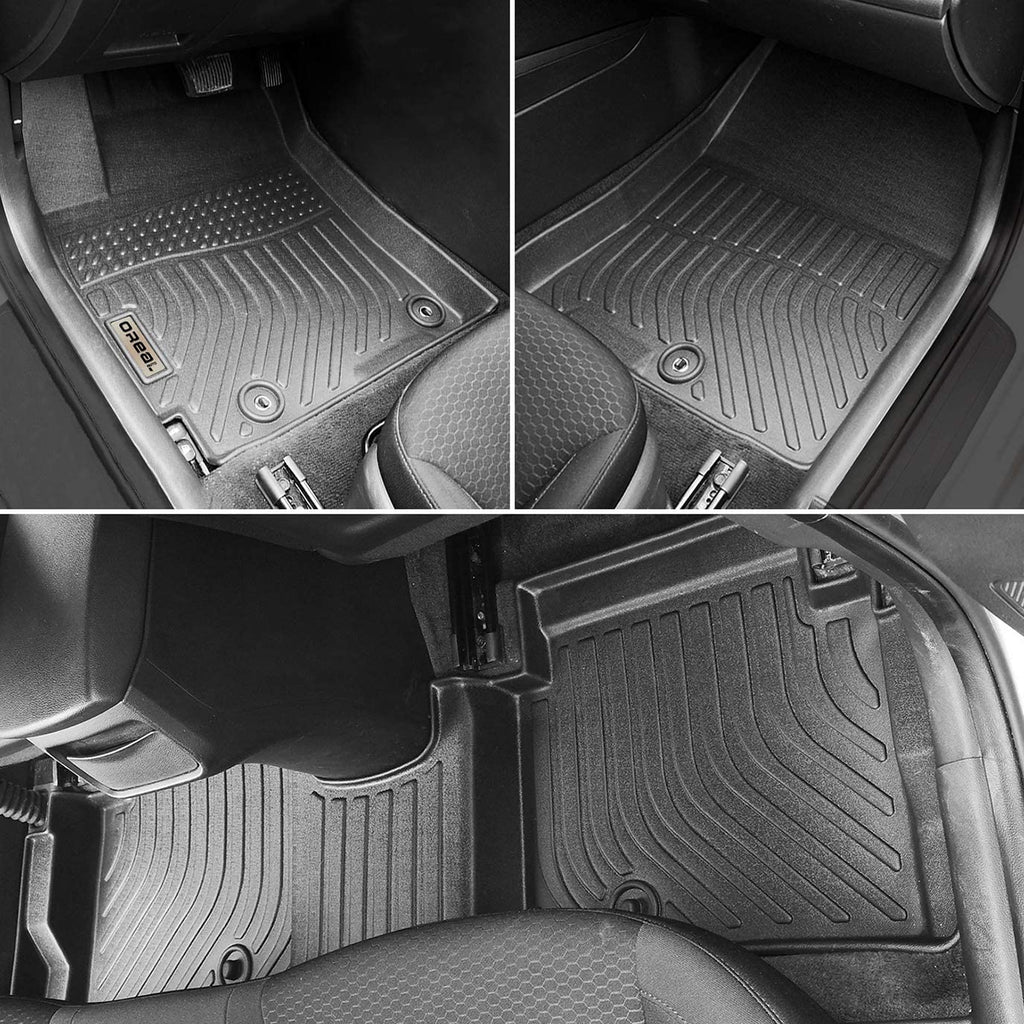 Hyundai Elantra Sedan(For sedan only) 2017-2020 Black Floor Mats TPE