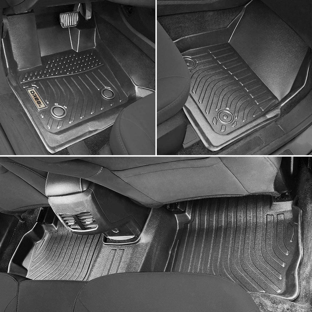 Ford Fusion / Lincoln MKZ 2017-2020 Black Floor Mats TPE