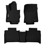 Mercedes Benz GLE 2020-2024 (Not Fit Water Cup) Black Floor Mats TPE