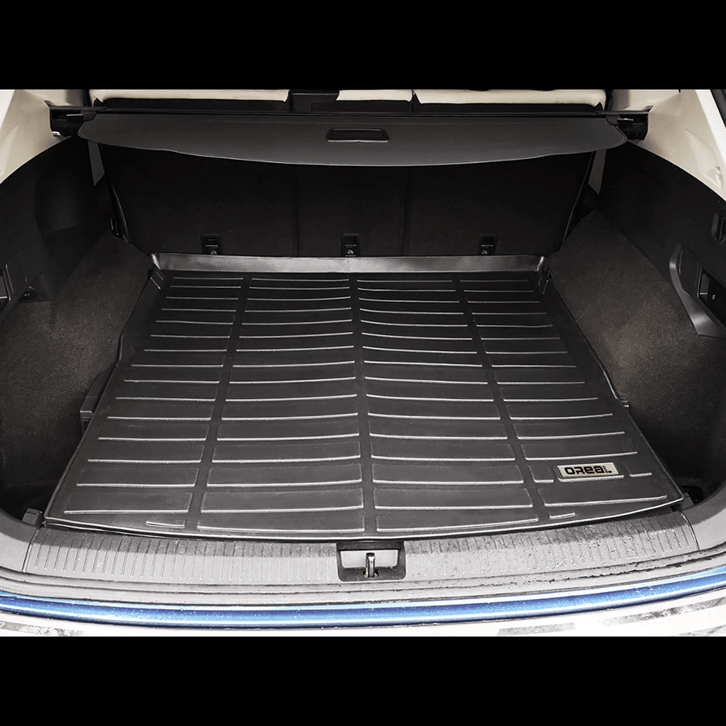 Volkswagen Tiguan 2018-2024 Black TPE Trunk Mat