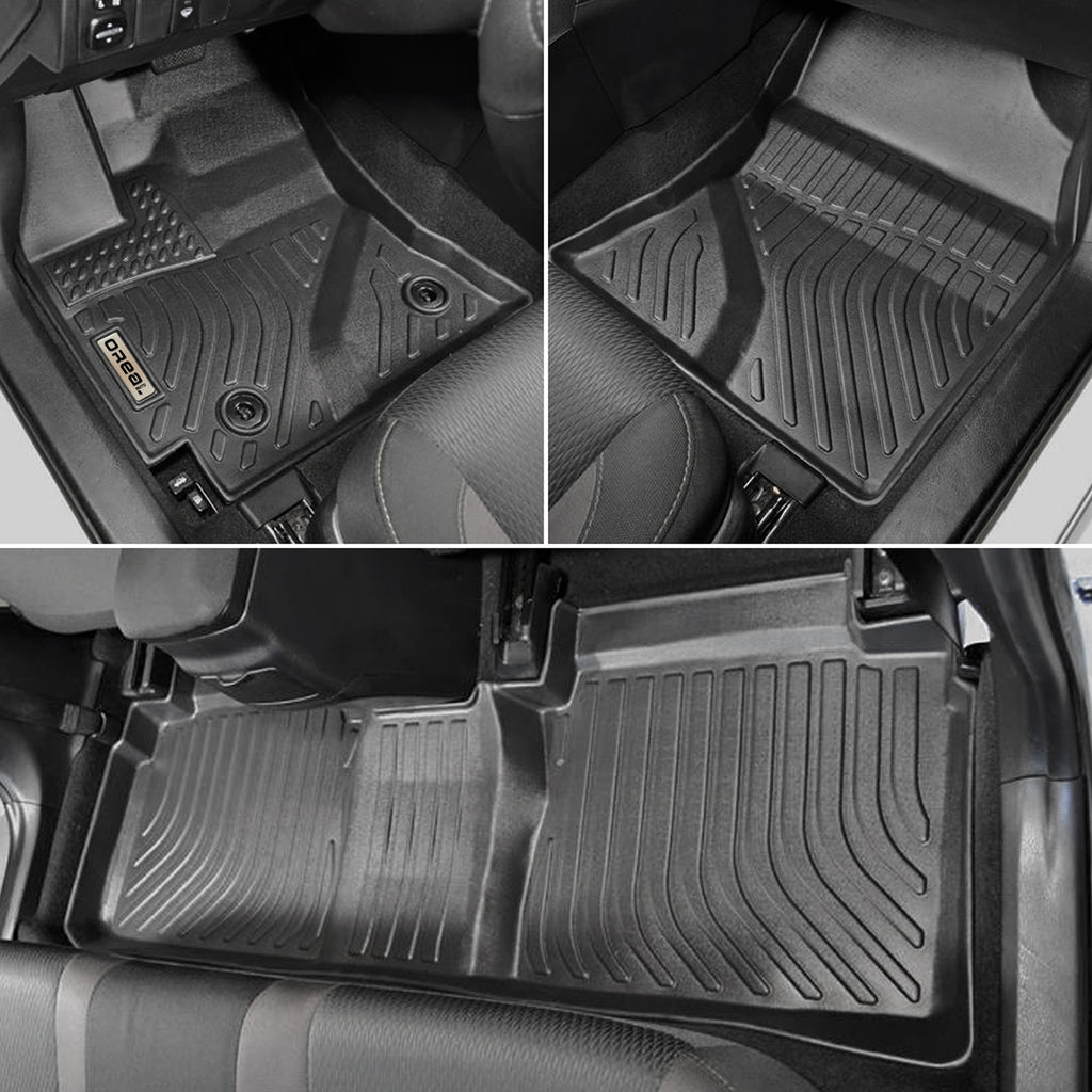 Toyota Corolla/Matrix 2009-2013 Black Floor Mats TPE