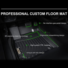 Load image into Gallery viewer, Chevrolet Tahoe 2021-2024 (2nd Row Bench) Black Floor Mats TPE